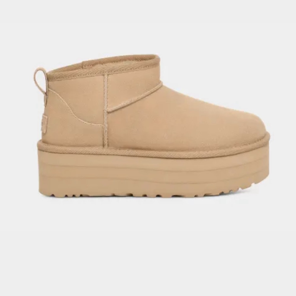 UGG Classic Ultra Mini Platform Boots - Mustard Seed